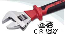 VDE Insulated Adjustable Wrench